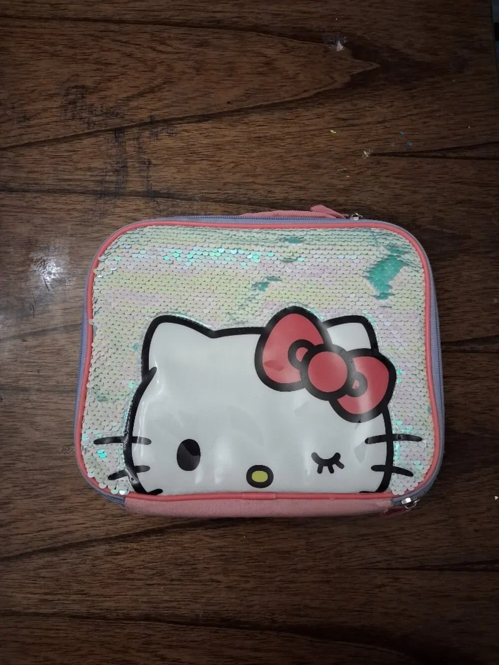 Sanrio sequin hello
